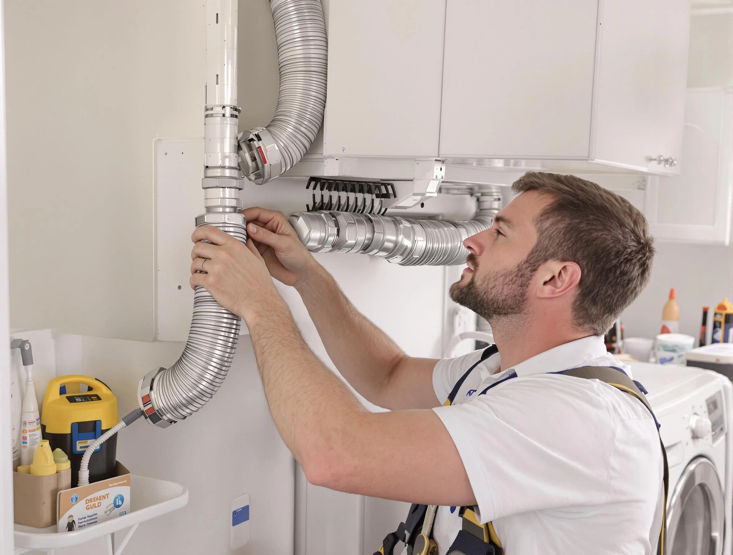 Professional dryer vent repair and installation by Atlanta Dryer Vent Cleaning in Atlanta