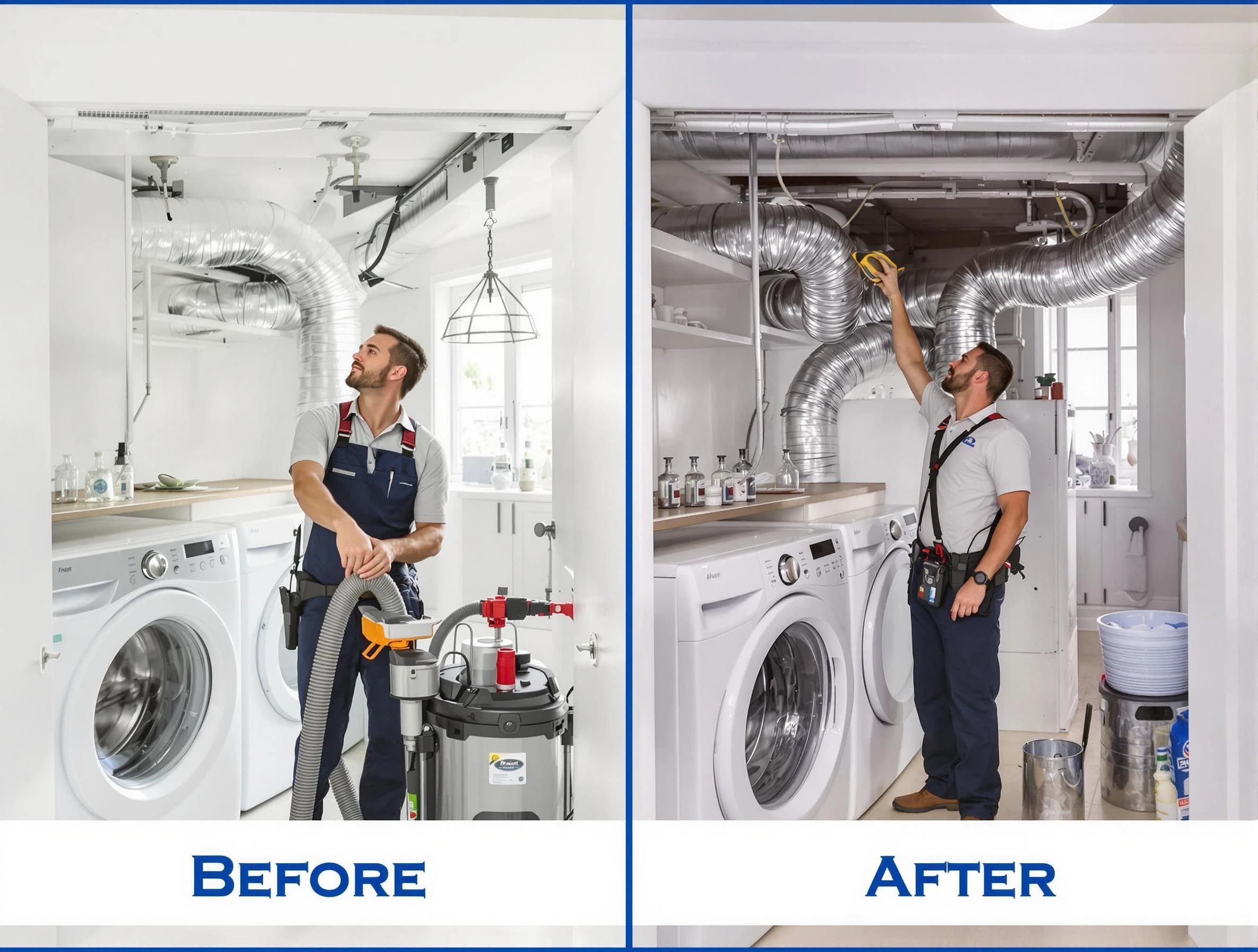 Expert gas dryer vent cleaning by Atlanta Dryer Vent Cleaning in Atlanta