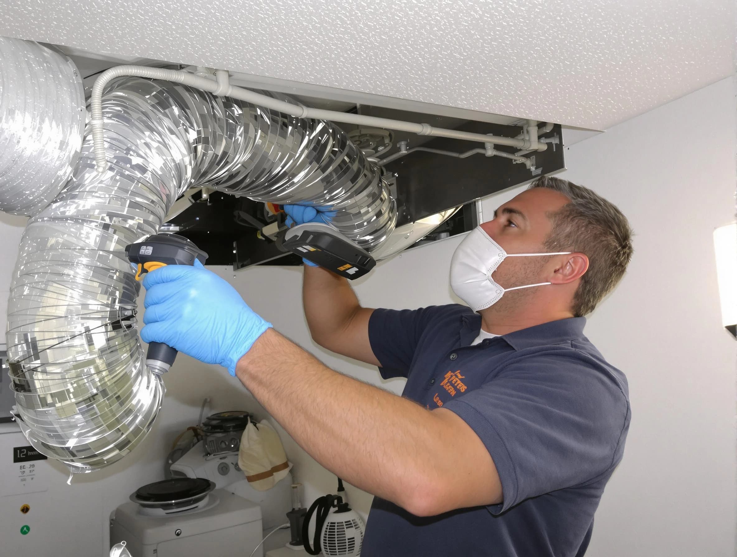 Atlanta Dryer Vent Cleaning professional performing thorough residential dryer vent cleaning in Atlanta