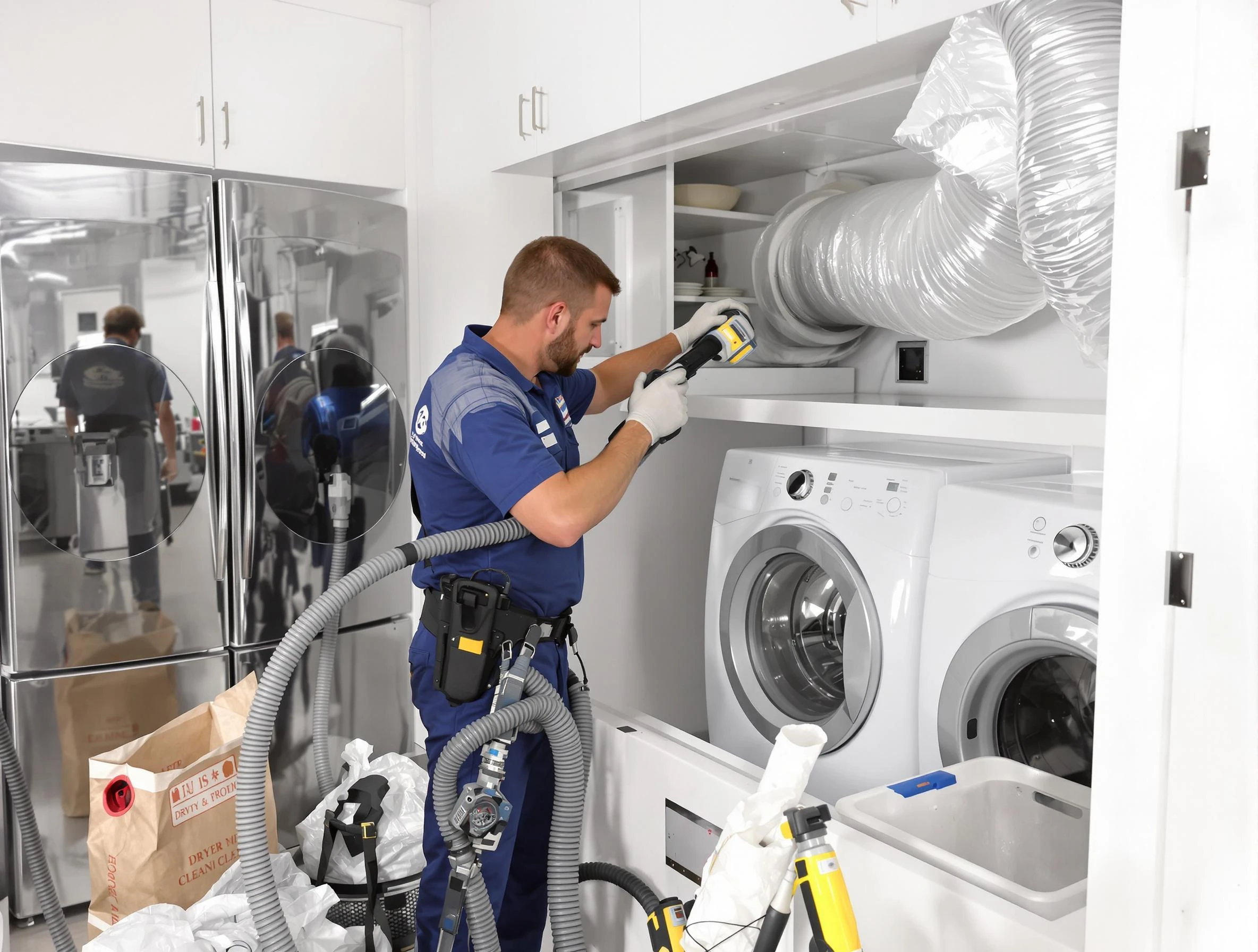 Professional duct cleaning by Atlanta Dryer Vent Cleaning in Atlanta