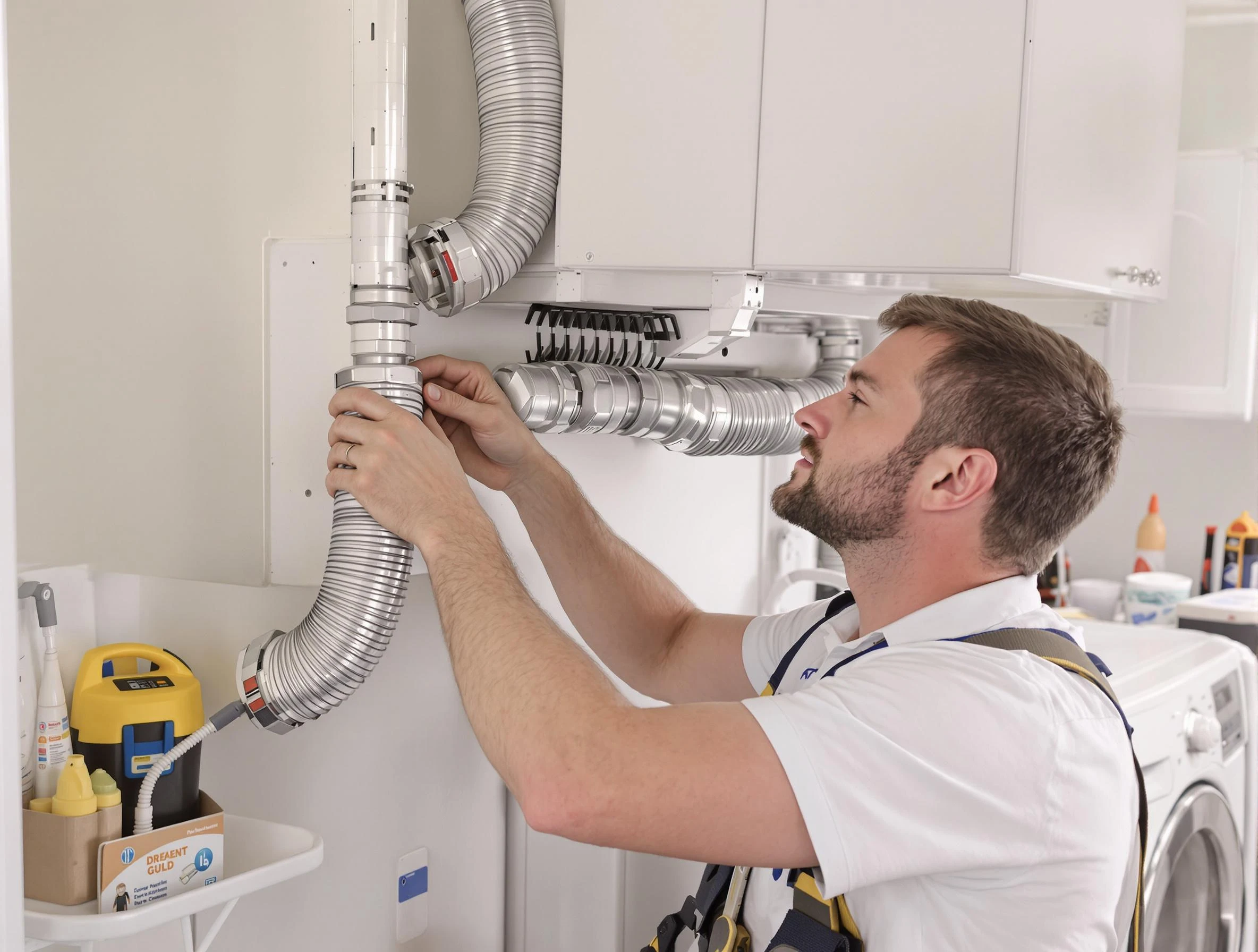 Professional dryer vent repair and installation by Atlanta Dryer Vent Cleaning in Atlanta