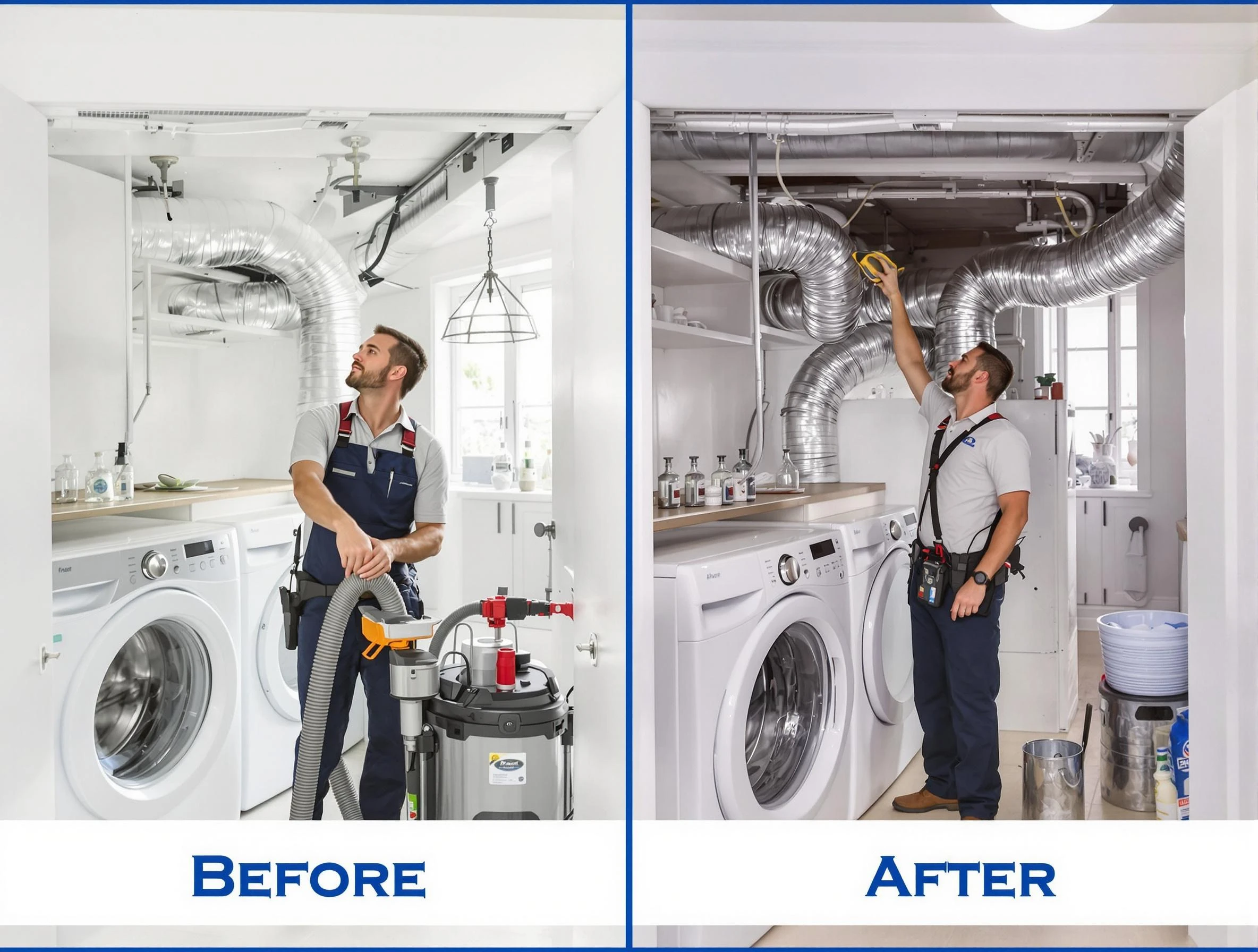 Expert gas dryer vent cleaning by Atlanta Dryer Vent Cleaning in Atlanta