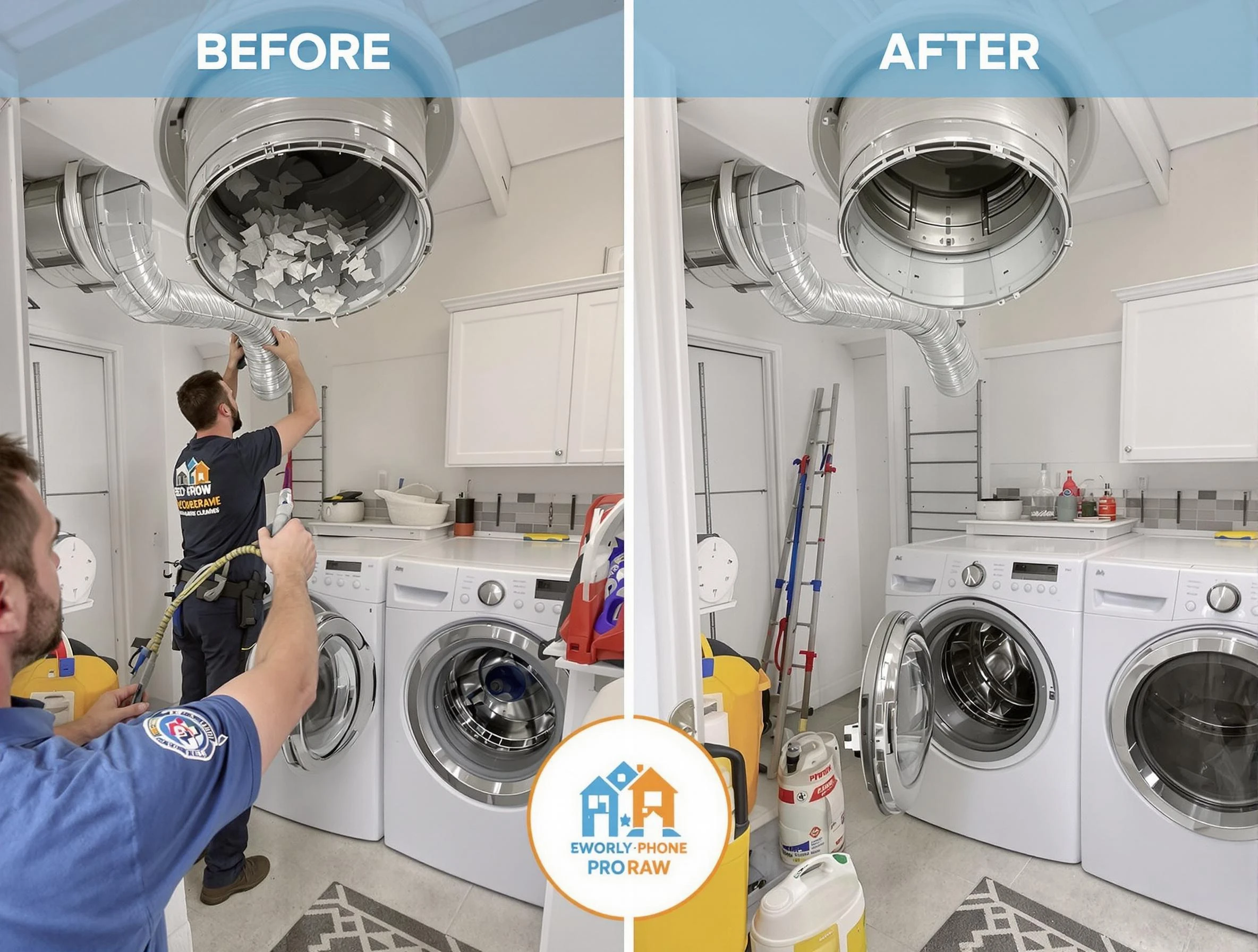 Residential dryer vent cleaning by Atlanta Dryer Vent Cleaning in Atlanta